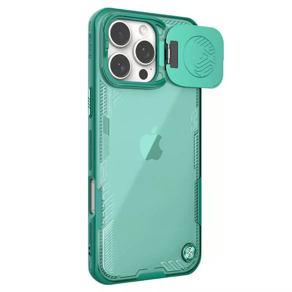 Pouzdro pro Apple iPhone 16 Pro Max, Nillkin, Iceblade Prop (bez výřezu na kameru), zelené