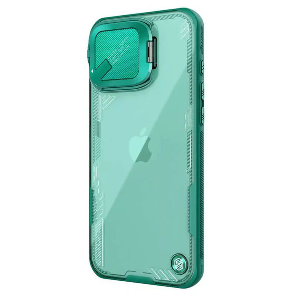 Pouzdro pro Apple iPhone 16 Pro Max, Nillkin, Iceblade Prop (bez výřezu na kameru), zelené