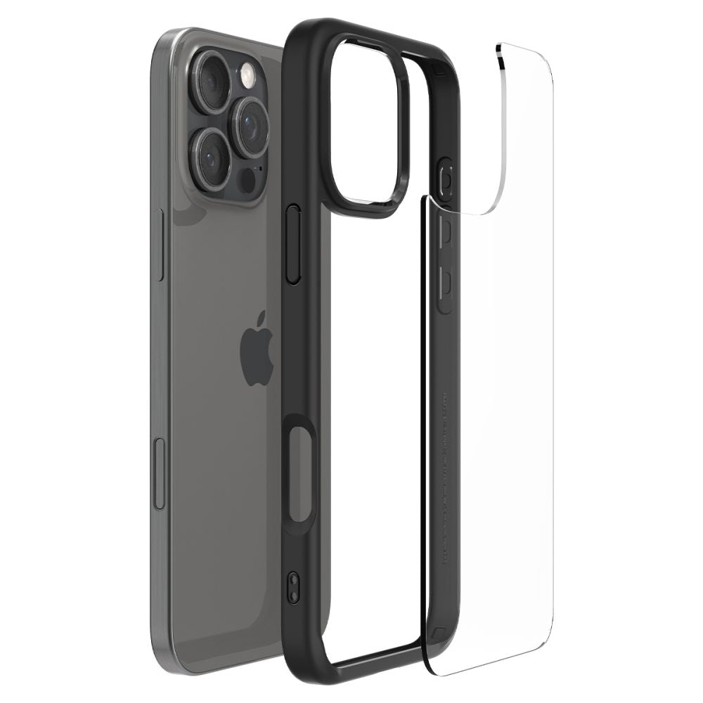 Pouzdro pro Apple iPhone 16 Pro Max, Spigen, Ultra Hybrid, Matně černé ACS07996