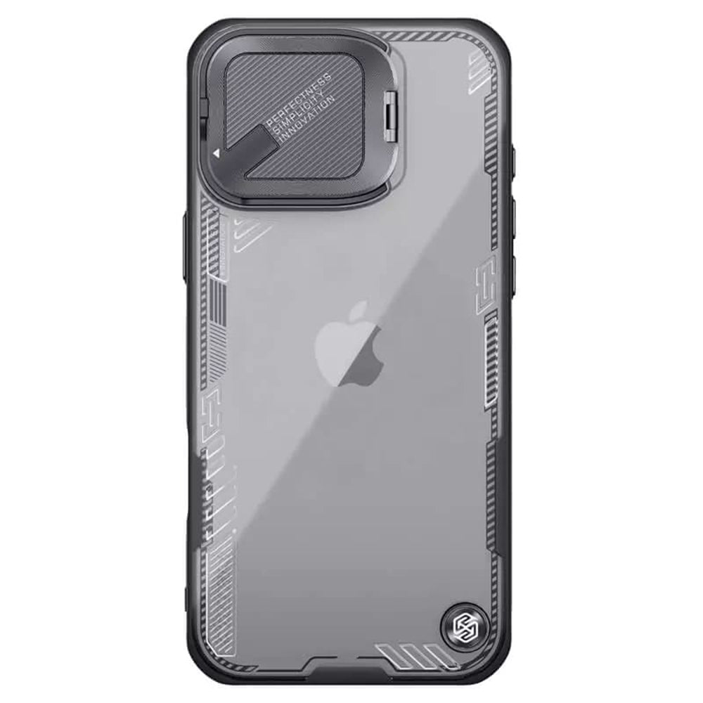 Pouzdro pro Apple iPhone 16 Pro, Nillkin, Iceblade Prop (bez výřezu na kameru), černé