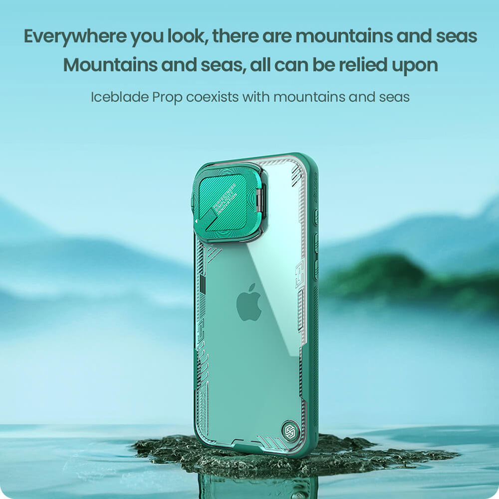 Pouzdro pro Apple iPhone 16 Pro, Nillkin, Iceblade Prop (bez výřezu na kameru), černé