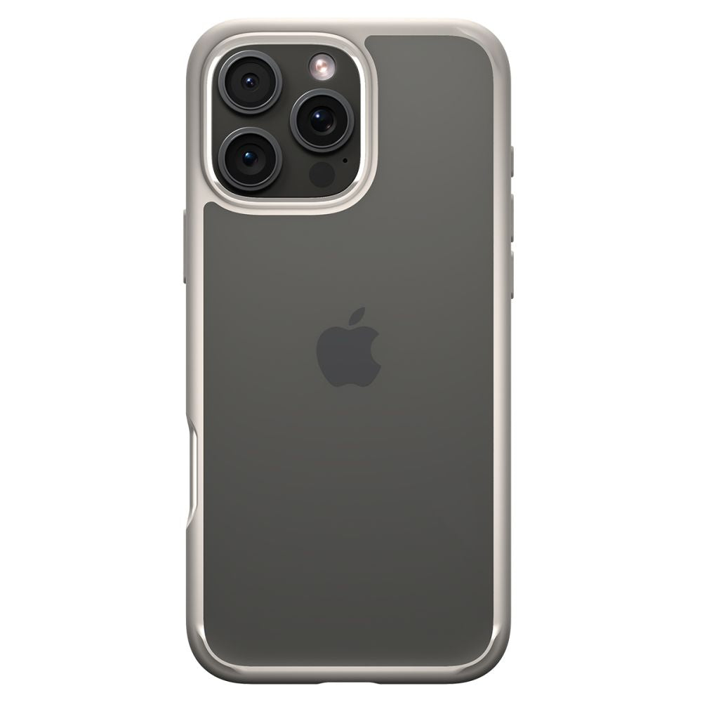 Pouzdro pro Apple iPhone 16 Pro, Spigen, Ultra Hybrid, Beige ACS08127