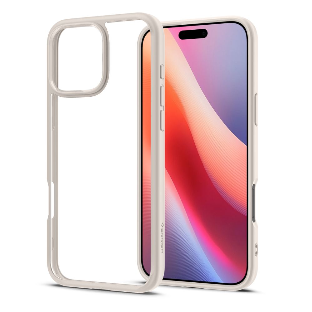 Pouzdro pro Apple iPhone 16 Pro, Spigen, Ultra Hybrid, Beige ACS08127