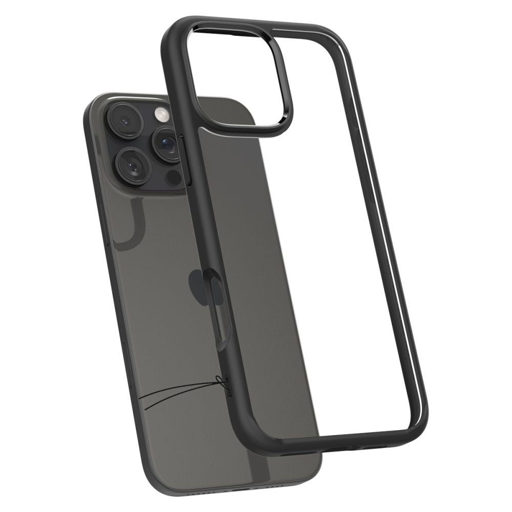 Pouzdro pro Apple iPhone 16 Pro, Spigen, Ultra Hybrid, Matně černé