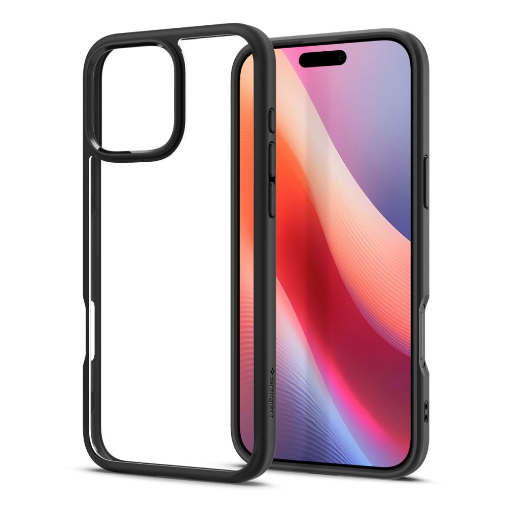 Pouzdro pro Apple iPhone 16 Pro, Spigen, Ultra Hybrid, Matně černé