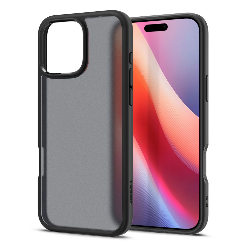 Pouzdro pro Apple iPhone 16 Pro, Spigen, Ultra Hybrid, Černá Satinovaná ACS08124