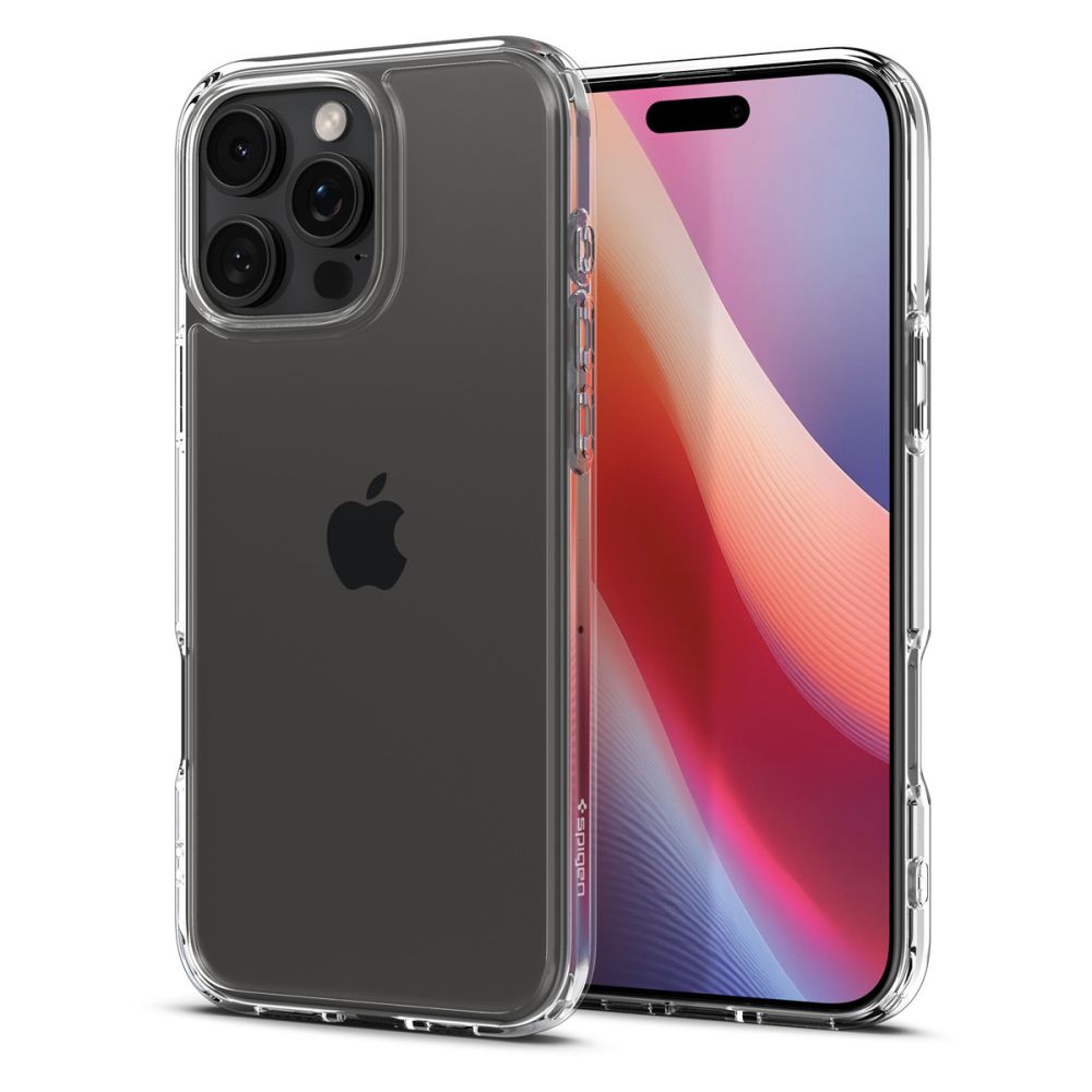 Pouzdro pro Apple iPhone 16 Pro, Spigen, Ultra Hybrid, Transparentní ACS08121