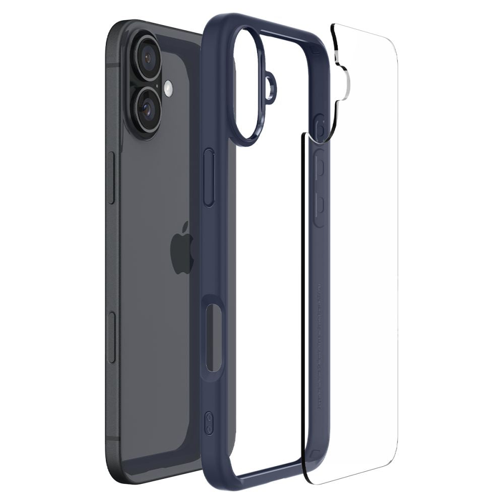 Pouzdro pro Apple iPhone 16, Spigen, Ultra Hybrid, Námořnická modř