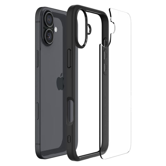 Pouzdro pro Apple iPhone 16, Spigen, Ultra Hybrid, Matně černé ACS08201