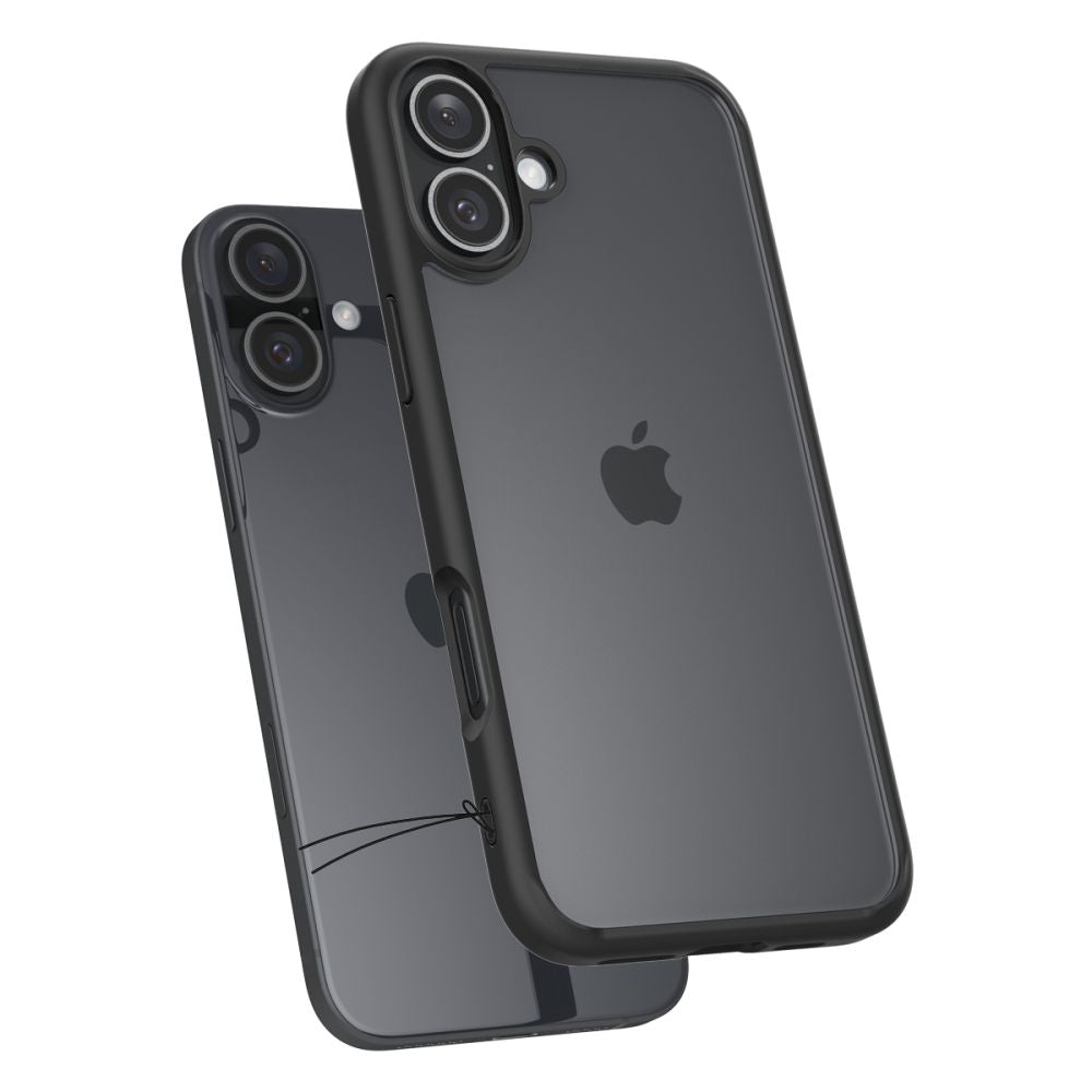 Pouzdro pro Apple iPhone 16, Spigen, Ultra Hybrid, Matně černé ACS08201
