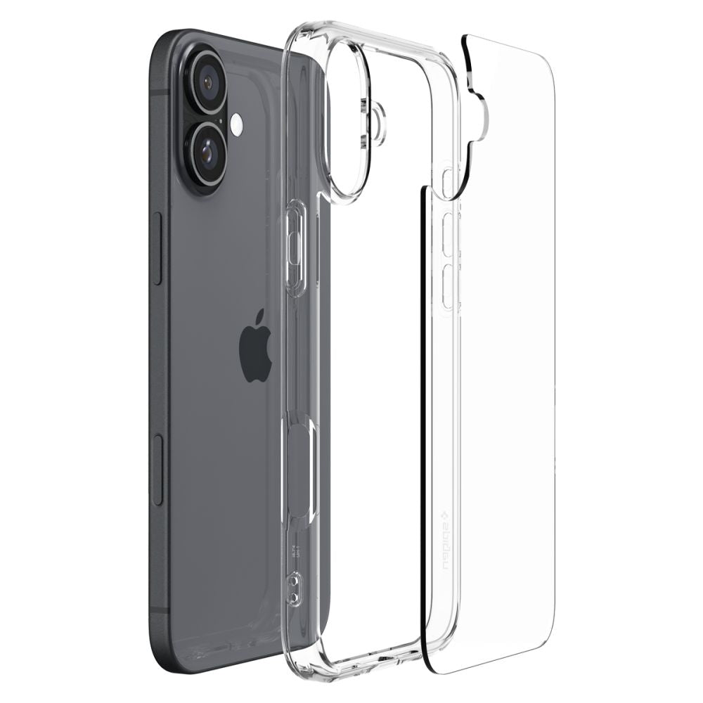 Pouzdro pro Apple iPhone 16, Spigen, Ultra Hybrid, Transparentní ACS08197