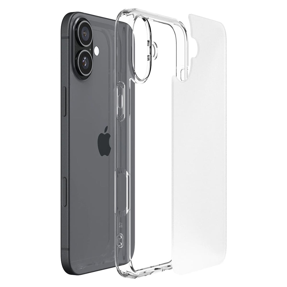 Pouzdro pro Apple iPhone 16, Spigen, Ultra Hybrid, Matně průhledné ACS08199