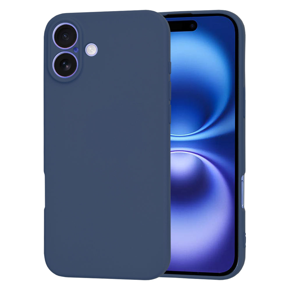 Pouzdro pro Apple iPhone 16, Techsuit, SoftFlex, Námořnická modř