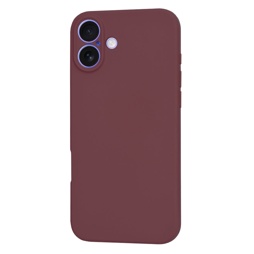 Pouzdro pro Apple iPhone 16, Techsuit, SoftFlex, Višňová