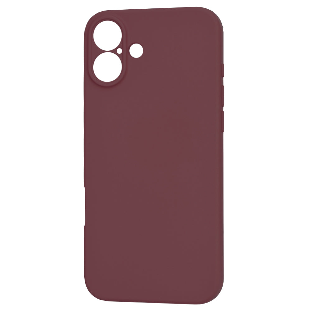 Pouzdro pro Apple iPhone 16, Techsuit, SoftFlex, Višňová