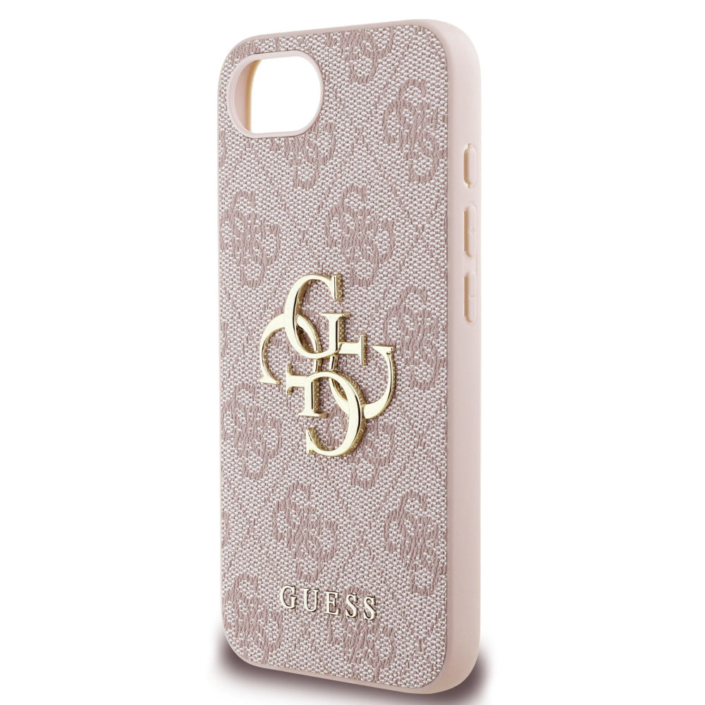 Pouzdro pro Apple iPhone 17e / 16e, Guess, 4G Big Logo, Růžové