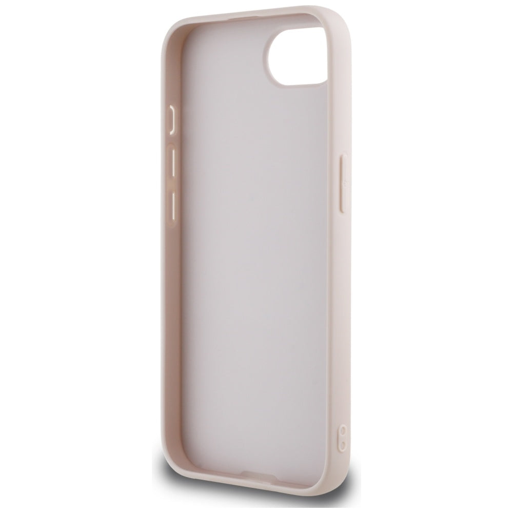 Pouzdro pro Apple iPhone 17e / 16e, Guess, Fixed Glitter Big 4G, Růžové
