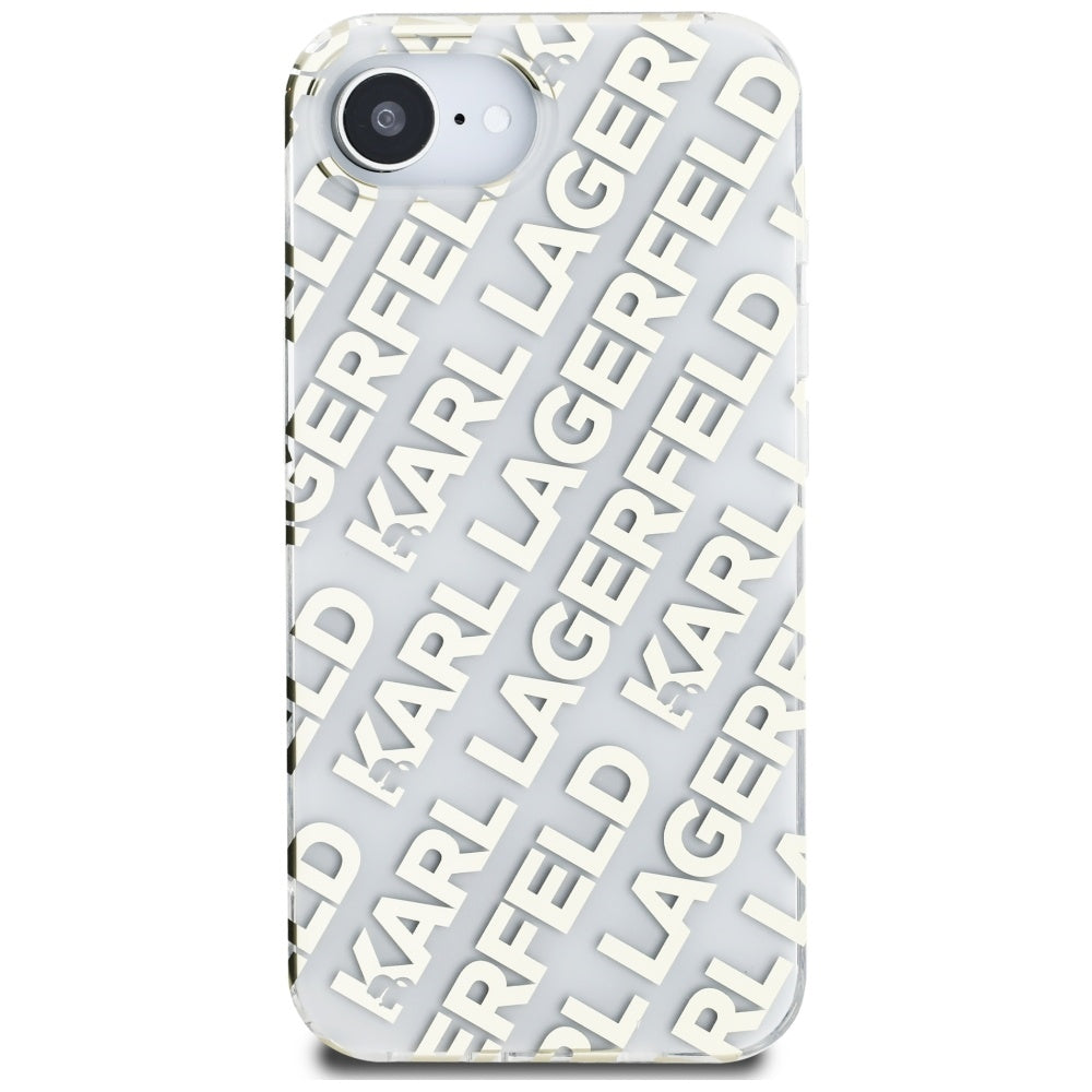 Pouzdro pro Apple iPhone 17e / 16e, Karl Lagerfeld, IML Luxury Gold Fullover Logo, Zlaté
