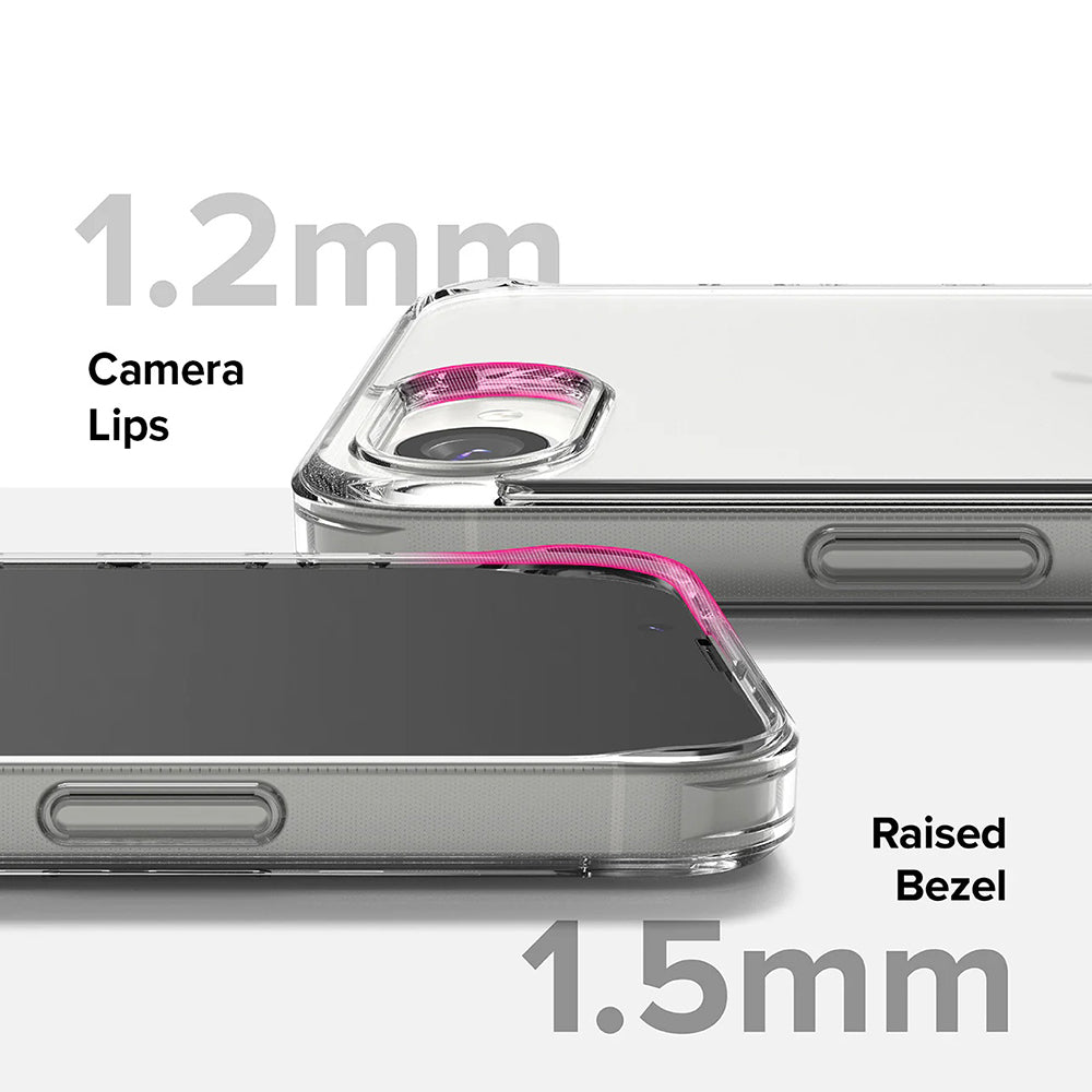 Pouzdro pro Apple iPhone 17e / 16e, Ringke, Fusion, Matné průhledné