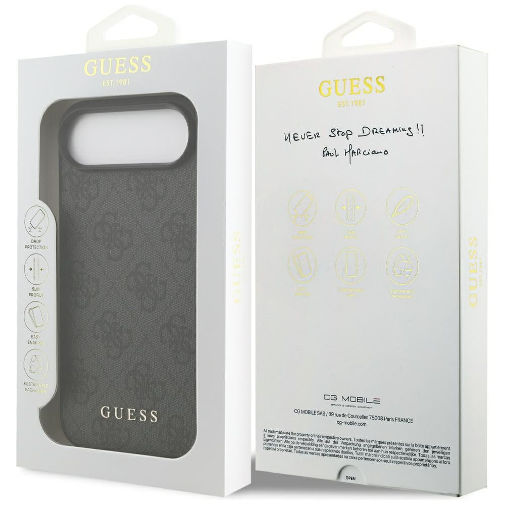 Pouzdro pro Apple iPhone 17 Air, Guess, 4G Classic, Černá