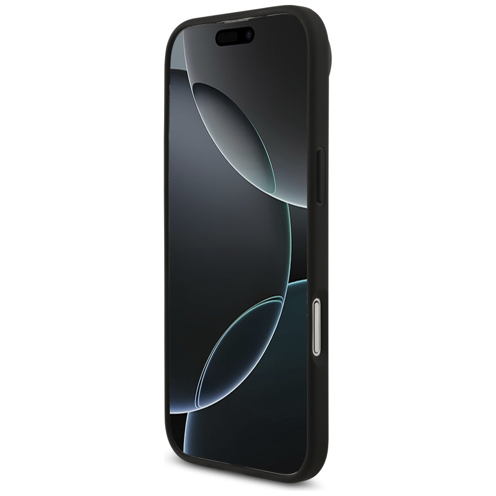 Pouzdro pro Apple iPhone 17 Air, Guess, 4G Grained Big and Classic Logo, Černá
