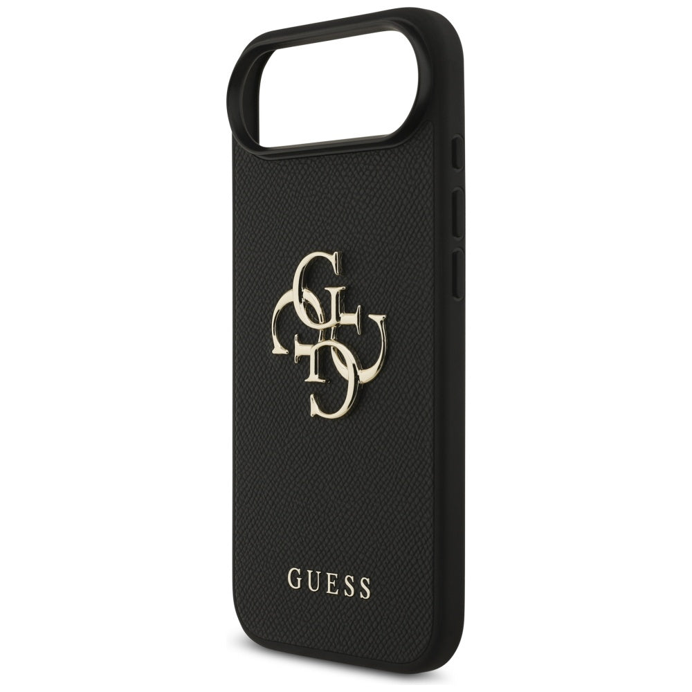 Pouzdro pro Apple iPhone 17 Air, Guess, 4G Grained Big and Classic Logo, Černá