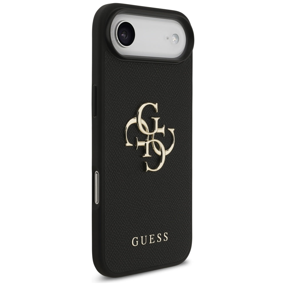 Pouzdro pro Apple iPhone 17 Air, Guess, 4G Grained Big and Classic Logo, Černá