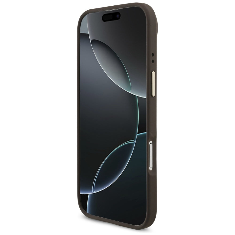 Pouzdro pro Apple iPhone 17 Air, Guess, Big 4G Logo Classic, Zlatohnědá
