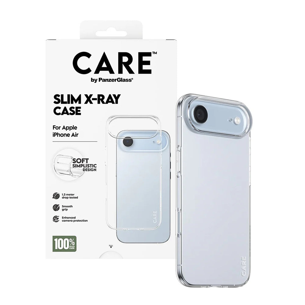 Pouzdro pro Apple iPhone 17 Air, PanzerGlass, Care Fashionable X-ray, Průhledné