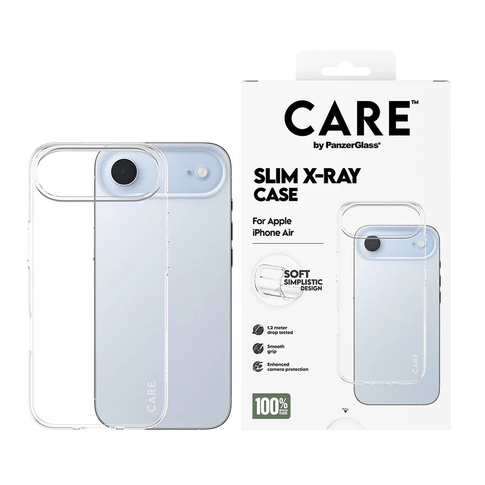 Pouzdro pro Apple iPhone 17 Air, PanzerGlass, Care Fashionable X-ray, Průhledné