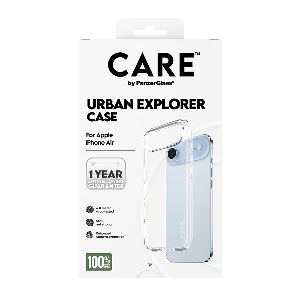 Pouzdro pro Apple iPhone 17 Air, PanzerGlass, Care Urban Explorer, Průhledné