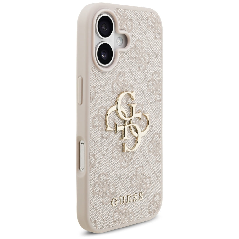 Pouzdro pro Apple iPhone 17, Guess, 4G Big Logo, Růžové