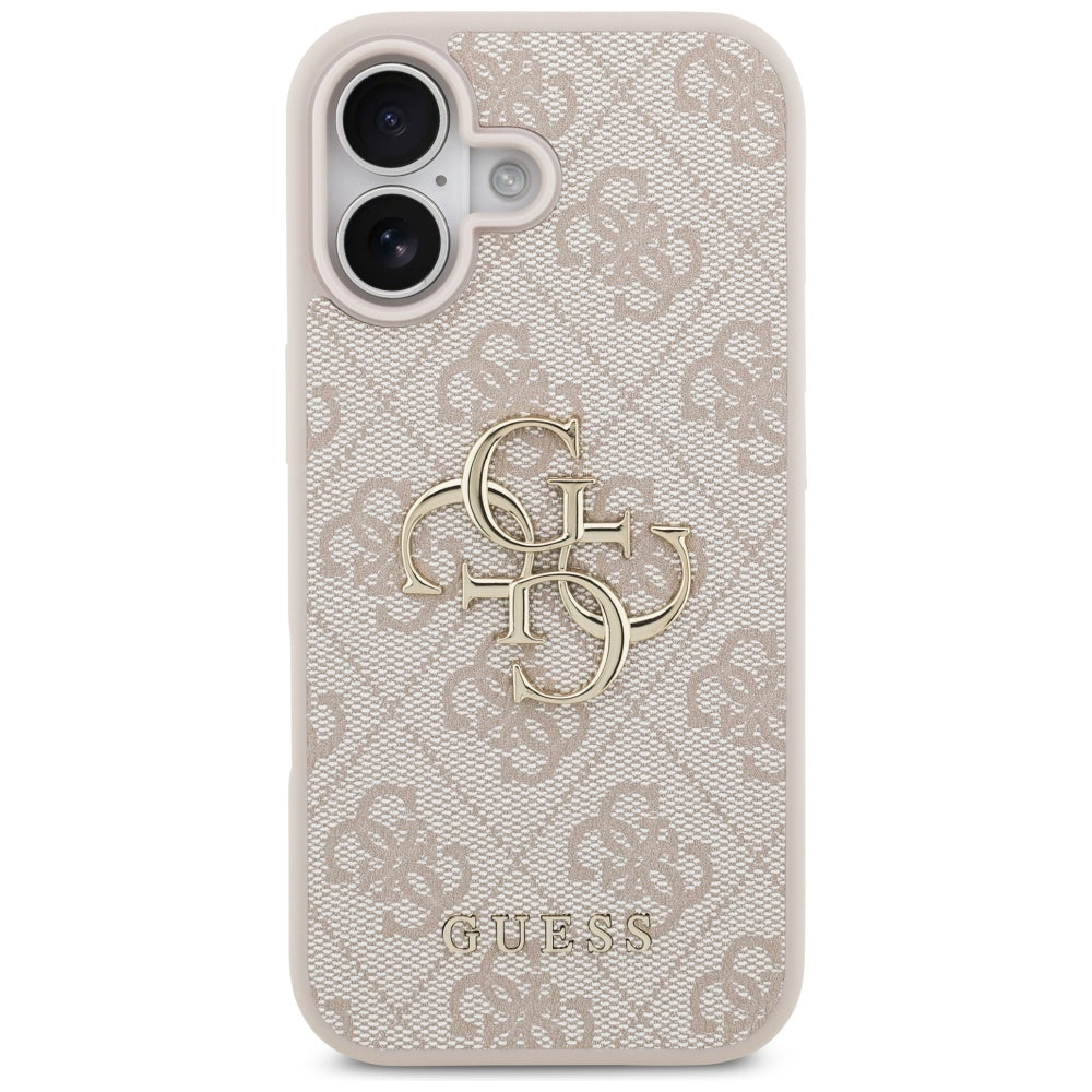 Pouzdro pro Apple iPhone 17, Guess, 4G Big Logo, Růžové