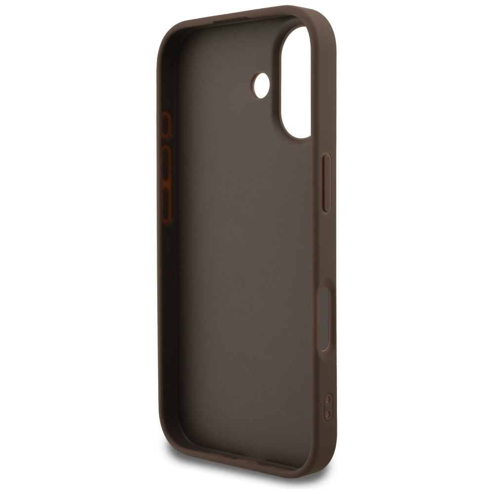 Pouzdro pro Apple iPhone 17, Guess, 4G Classic, Hnědá