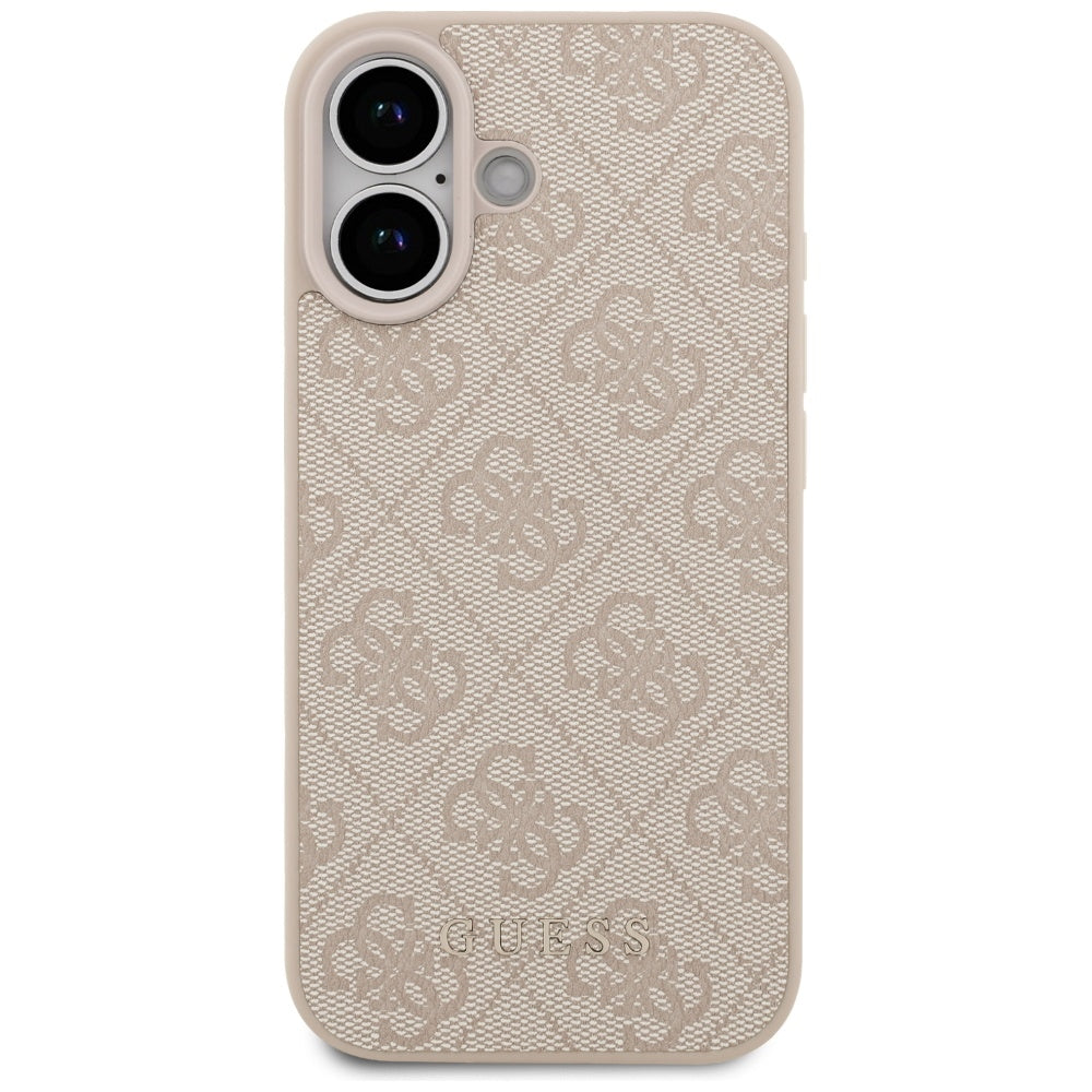 Pouzdro pro Apple iPhone 17, Guess, 4G Classic, Růžové