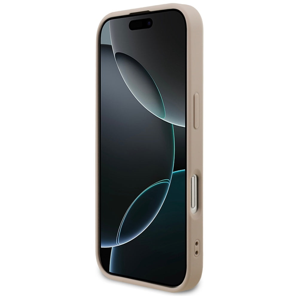 Pouzdro pro Apple iPhone 17, Guess, 4G Classic, Růžové