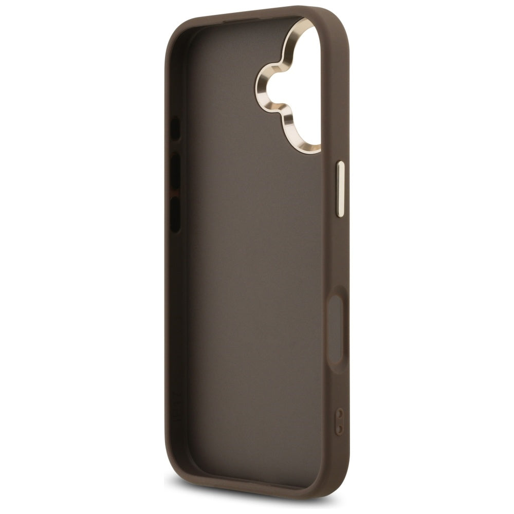 Pouzdro pro Apple iPhone 17, Guess, Big 4G Logo Classic, Zlatohnědá