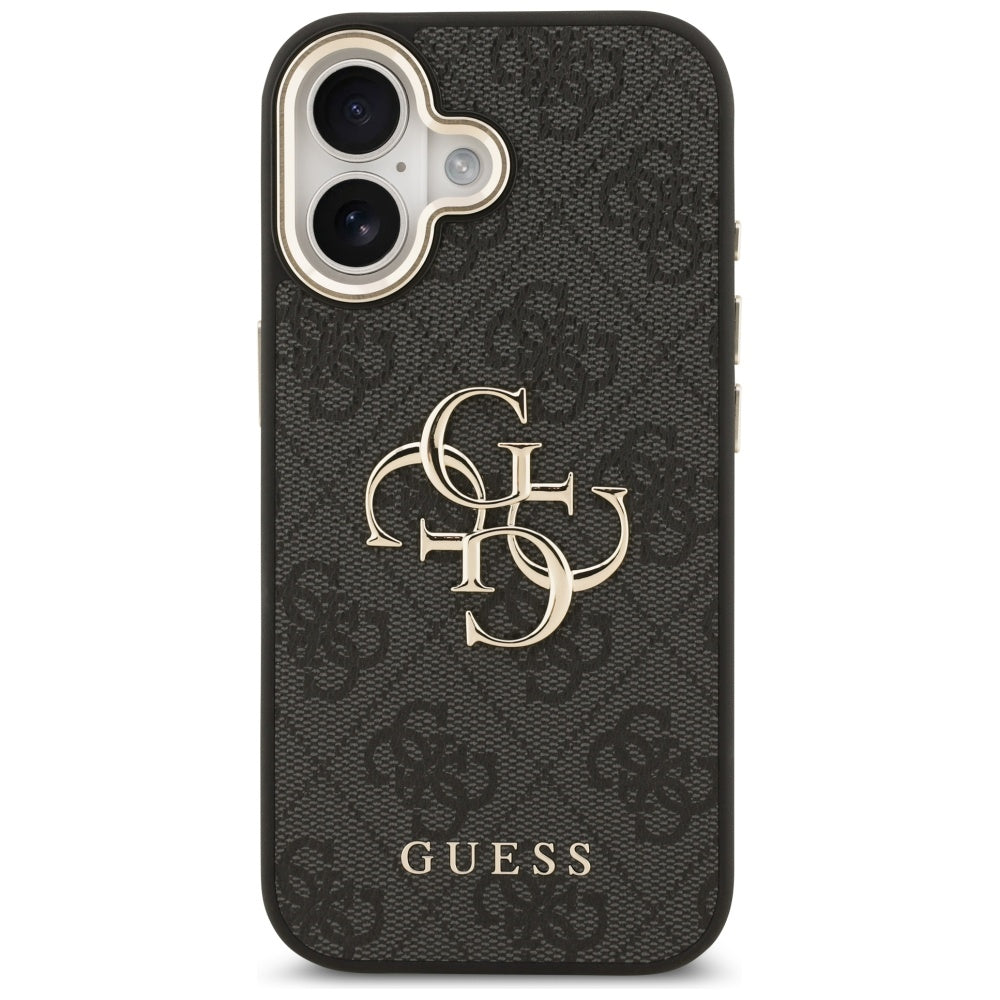 Pouzdro pro Apple iPhone 17, Guess, Big 4G Logo Classic, Černé Zlaté
