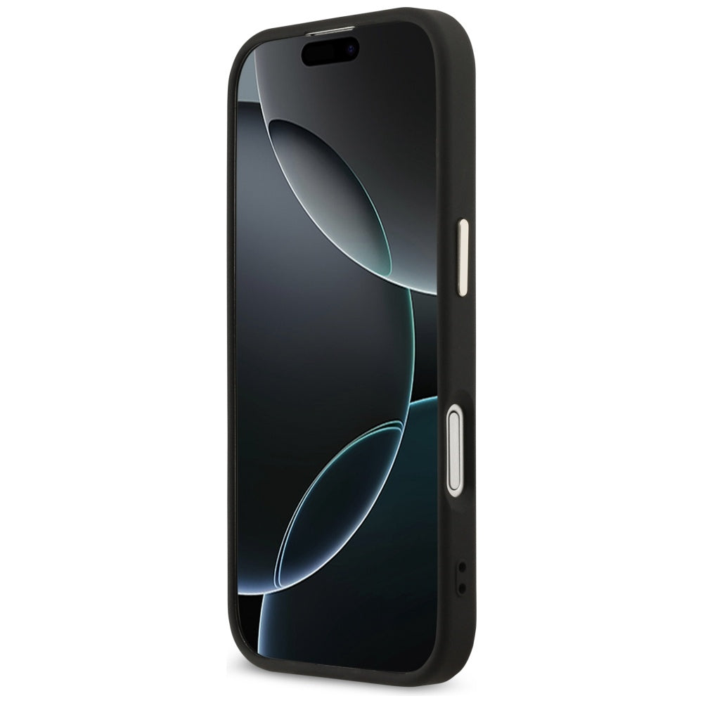 Pouzdro pro Apple iPhone 17, Guess, Big 4G Logo Classic, Černé Zlaté