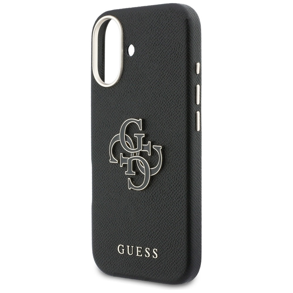 Pouzdro pro Apple iPhone 17, Guess, Resin Logo, Černá