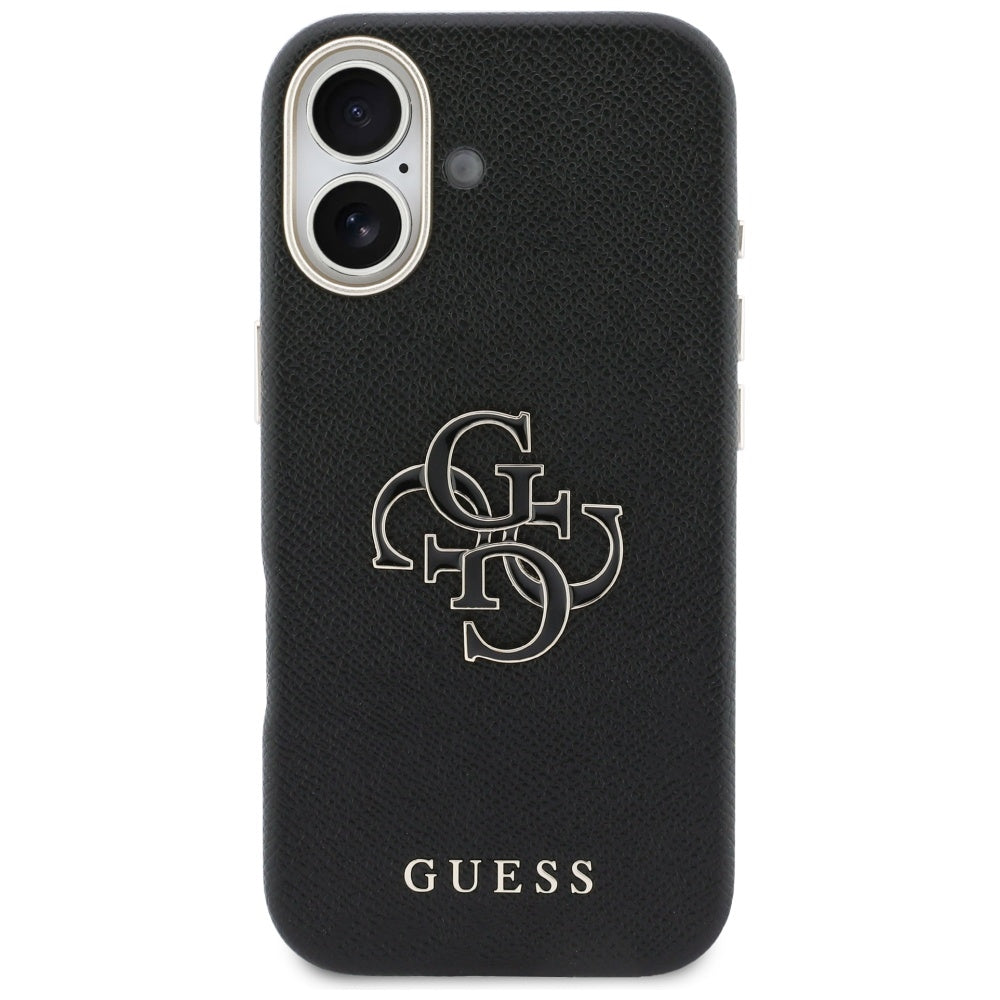 Pouzdro pro Apple iPhone 17, Guess, Resin Logo, Černá