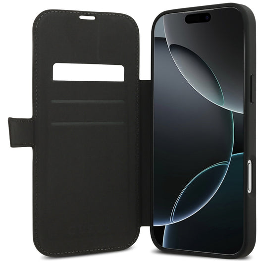 Pouzdro pro Apple iPhone 17 Pro, Guess, 4G Metal Logo, Hnědá