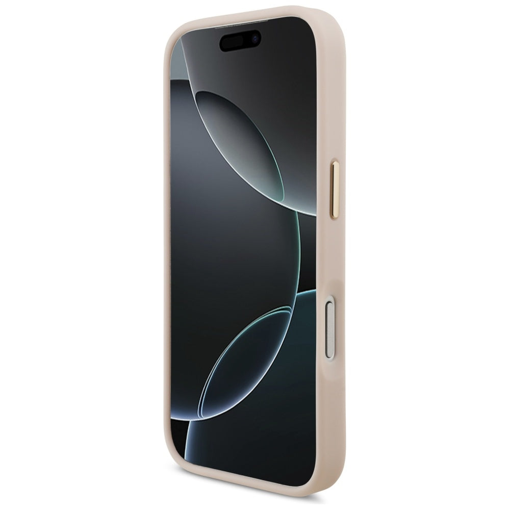 Pouzdro pro Apple iPhone 17 Pro, Karl Lagerfeld, Script Logo, Růžové