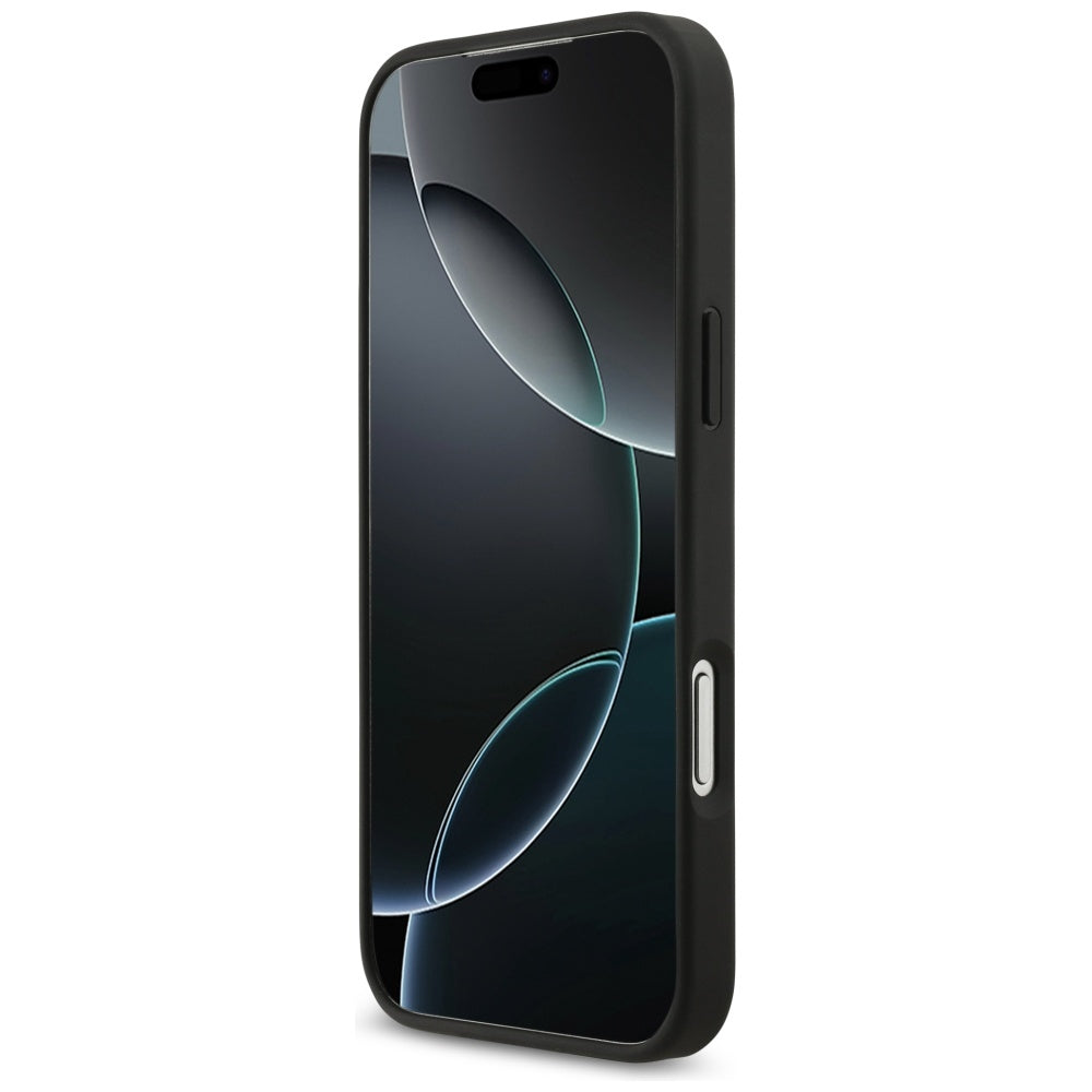 Pouzdro pro Apple iPhone 17 Pro Max, Guess, 4G Grained Big and Classic Logo, Černá
