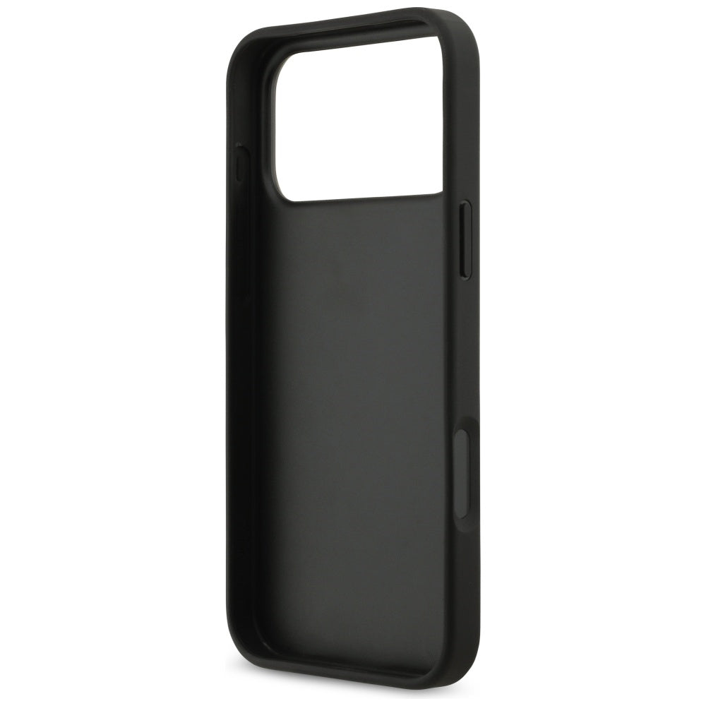 Pouzdro pro Apple iPhone 17 Pro Max, Guess, 4G Grained Big and Classic Logo, Černá