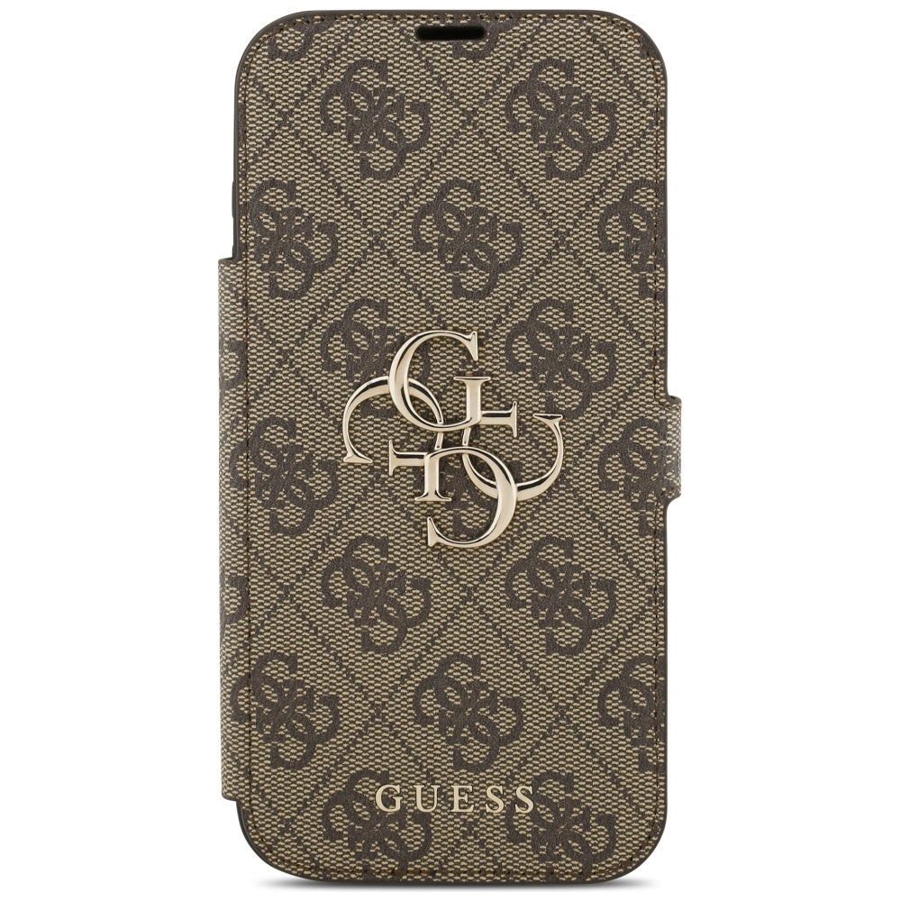 Pouzdro pro Apple iPhone 17 Pro Max, Guess, 4G Metal Logo, Hnědá