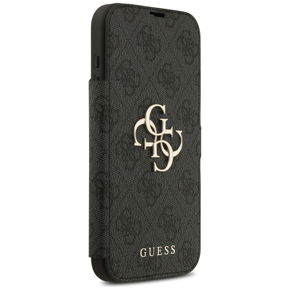 Pouzdro pro Apple iPhone 17 Pro Max, Guess, 4G Metal Logo, Černá