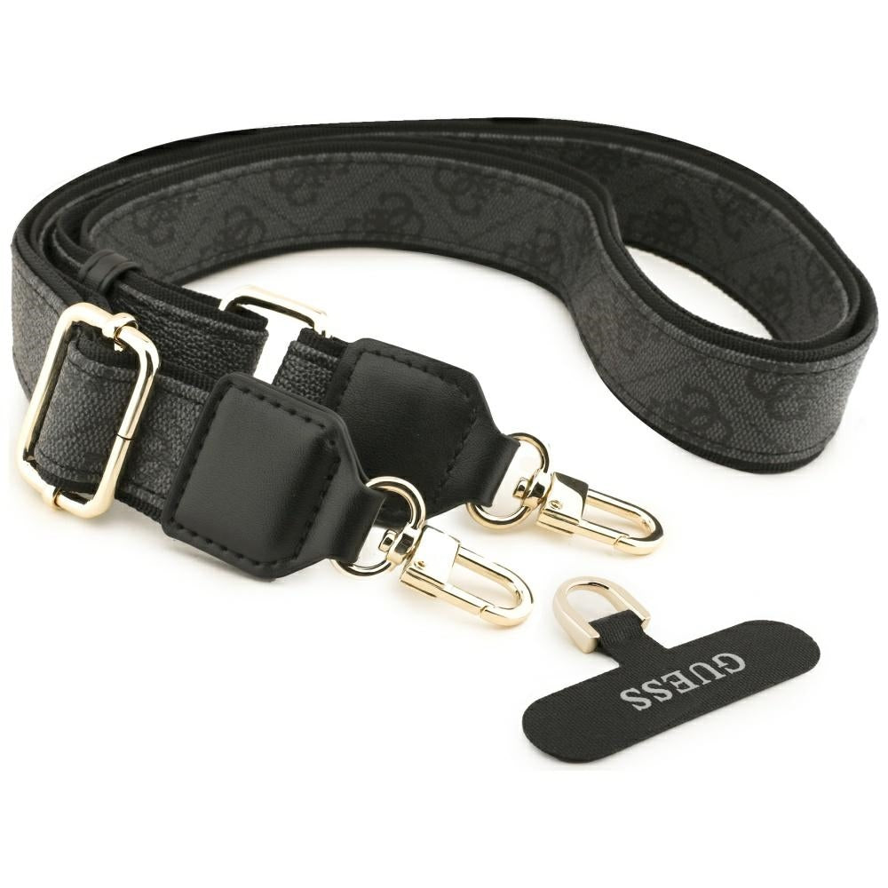 Pouzdro pro Apple iPhone 17 Pro Max, Guess, Big 4G Classic Logo with Big Strap, černé