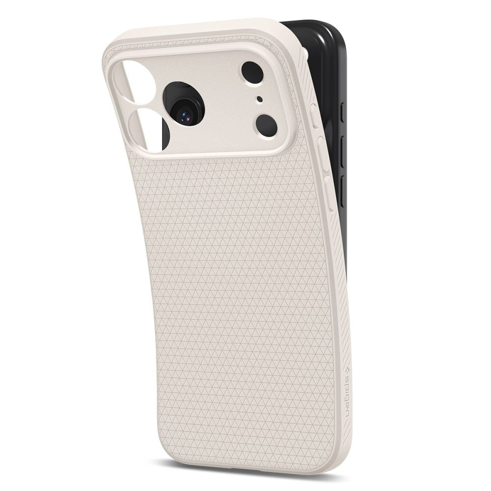 Pouzdro pro Apple iPhone 17 Pro Max, Spigen, Liquid Air, Bežová