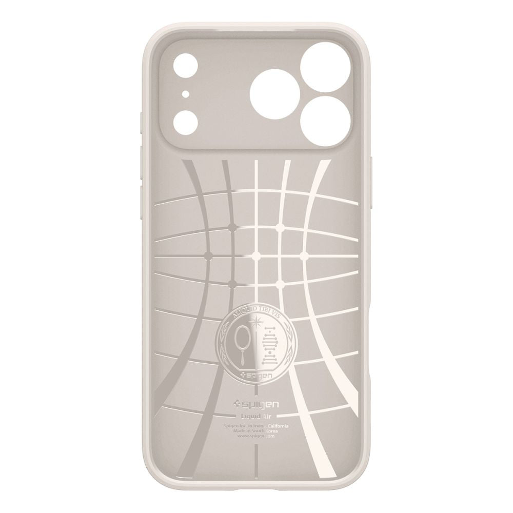 Pouzdro pro Apple iPhone 17 Pro Max, Spigen, Liquid Air, Bežová
